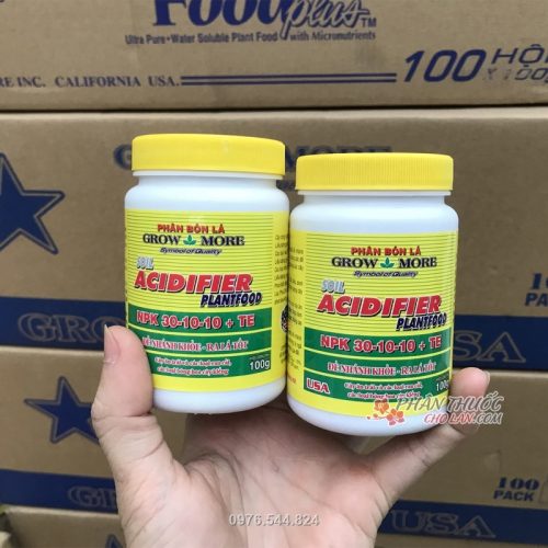 Phân bón ACIDIFIER ra lá tốt