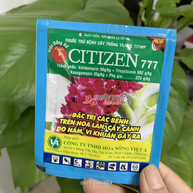 Citizen 7g được điều chế dưới dạng hạt cực mịn giúp cây trồng hấp thu dinh dưỡng nhanh